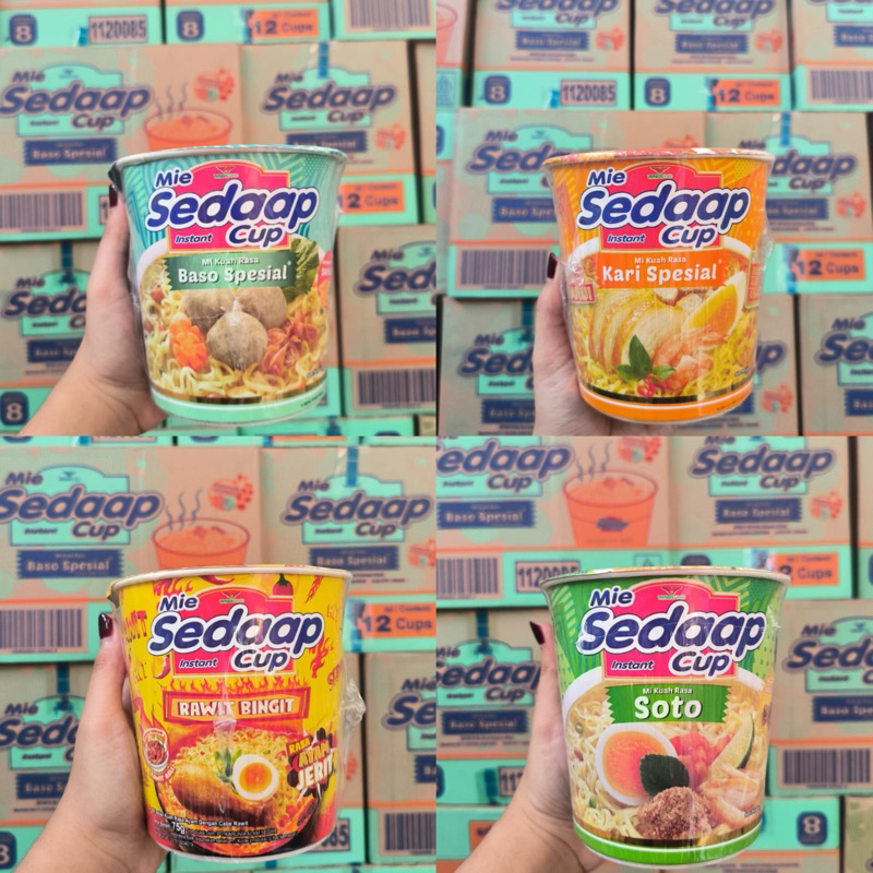 

Mie Sedap Cup 77 Gr 1 Dus isi 12