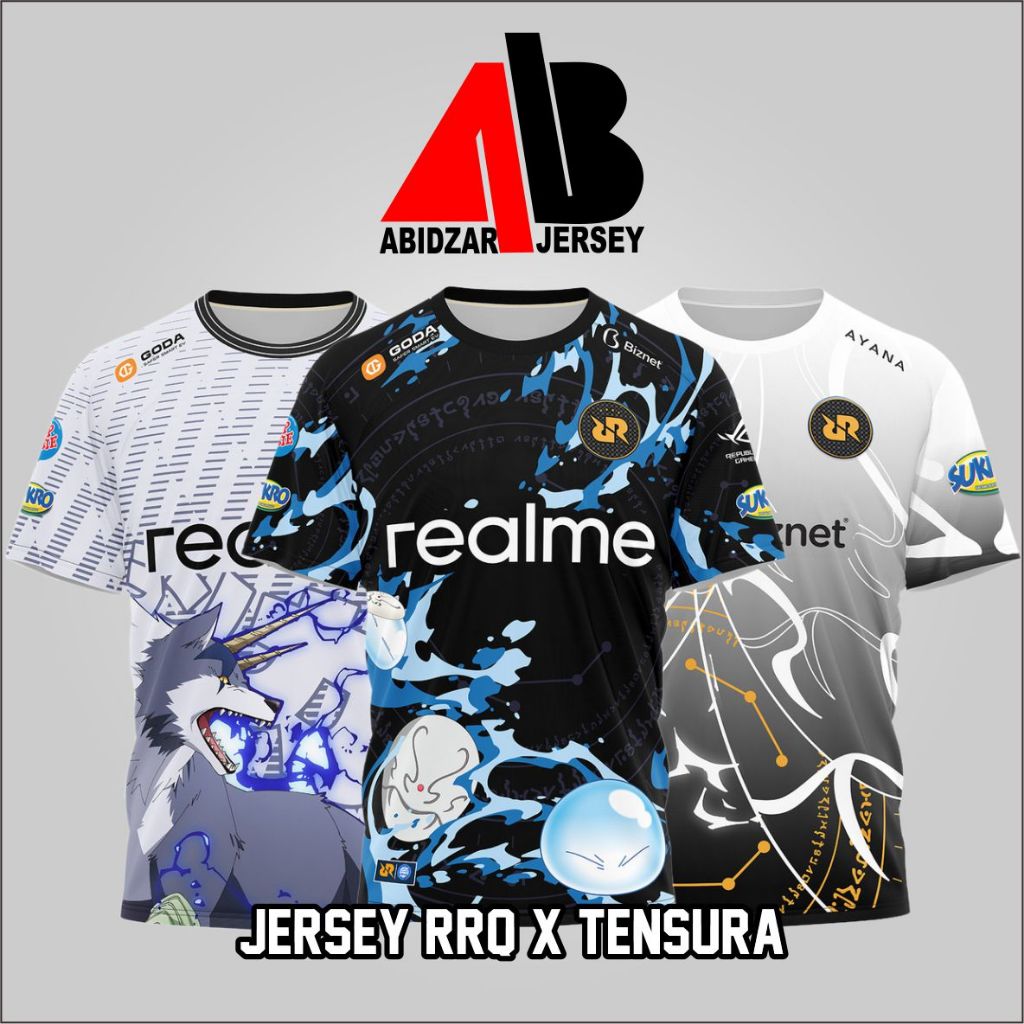 Jersey Team RRQ x Slime Tensura 2025 Terbaru Season 15
