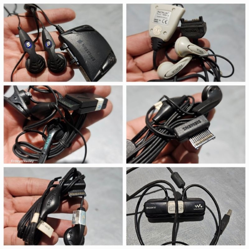 Earset / Earphone Hp Jadul Siemens Ericsson Sony Nokia