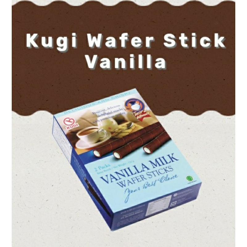 

Kugi Wafer Stick 120 gr 1 Dus Isi 24pcs