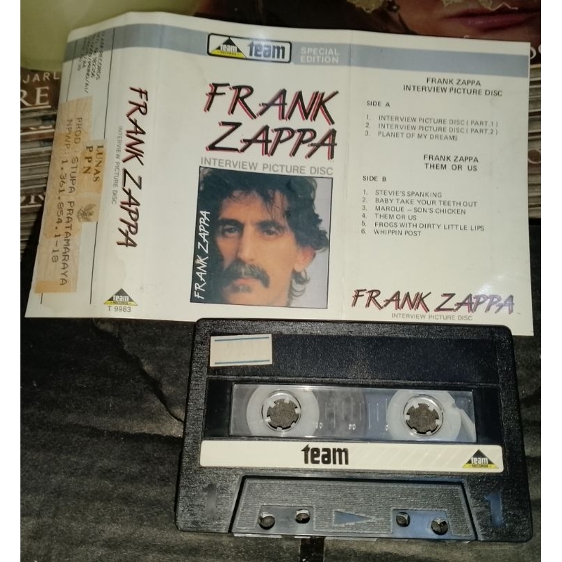 kaset pita:Frank Zappa -interview Picture Disc
