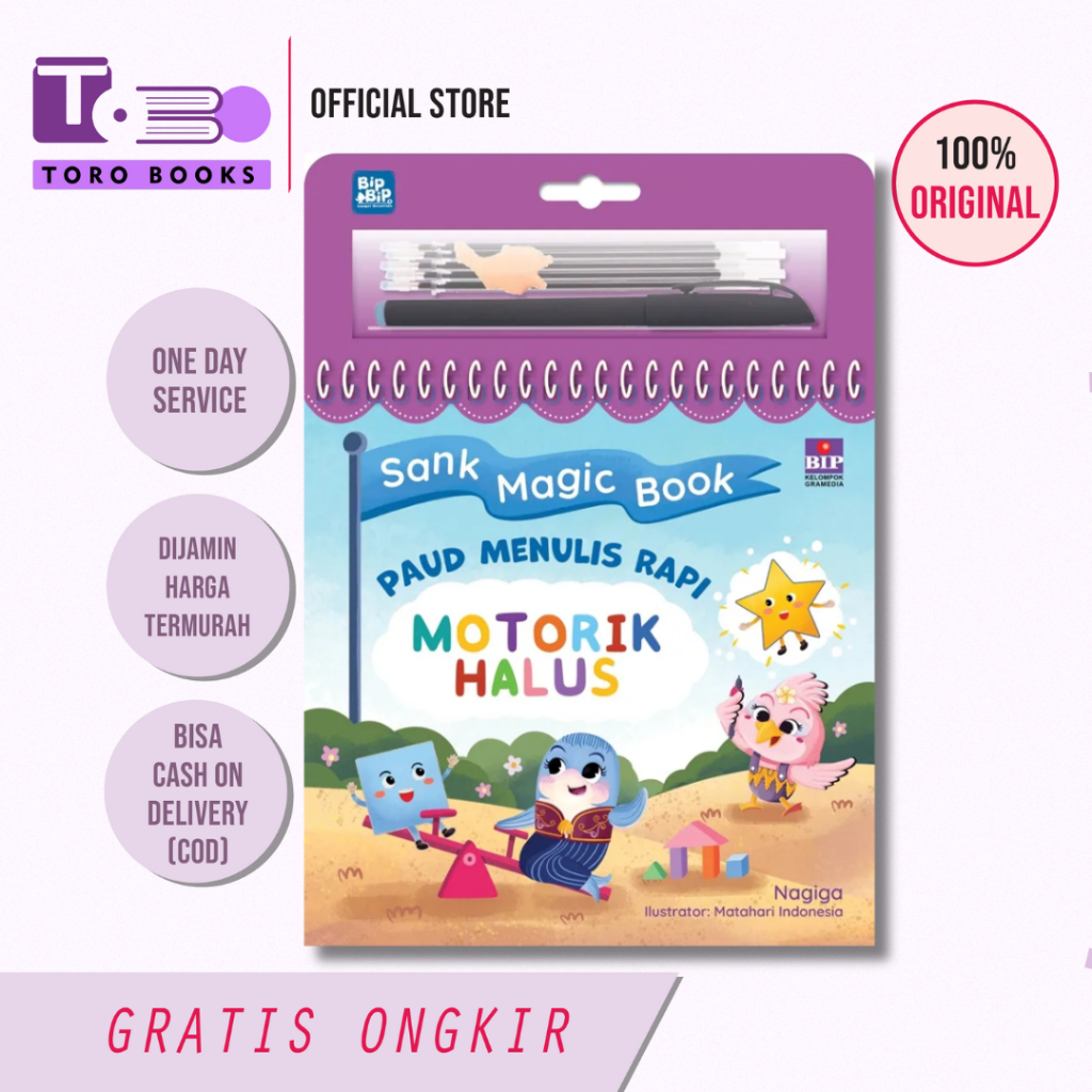 Sank Magic Book: PAUD Menulis Rapi Motorik Halus
