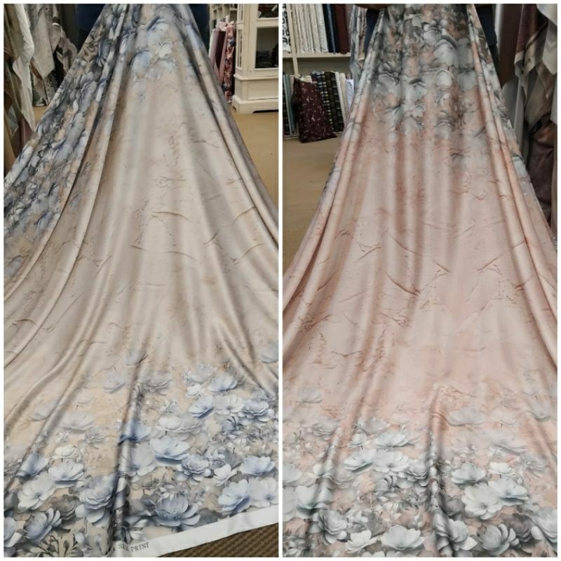 Bahan kain Armani silk printing motif/arnami premium silk/arm silky