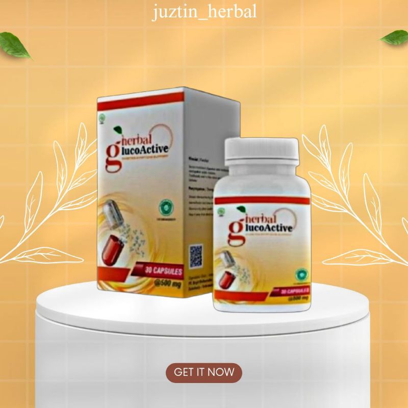 Glucoactive Asli Obat Diabetes Kencing Manis 100% Original