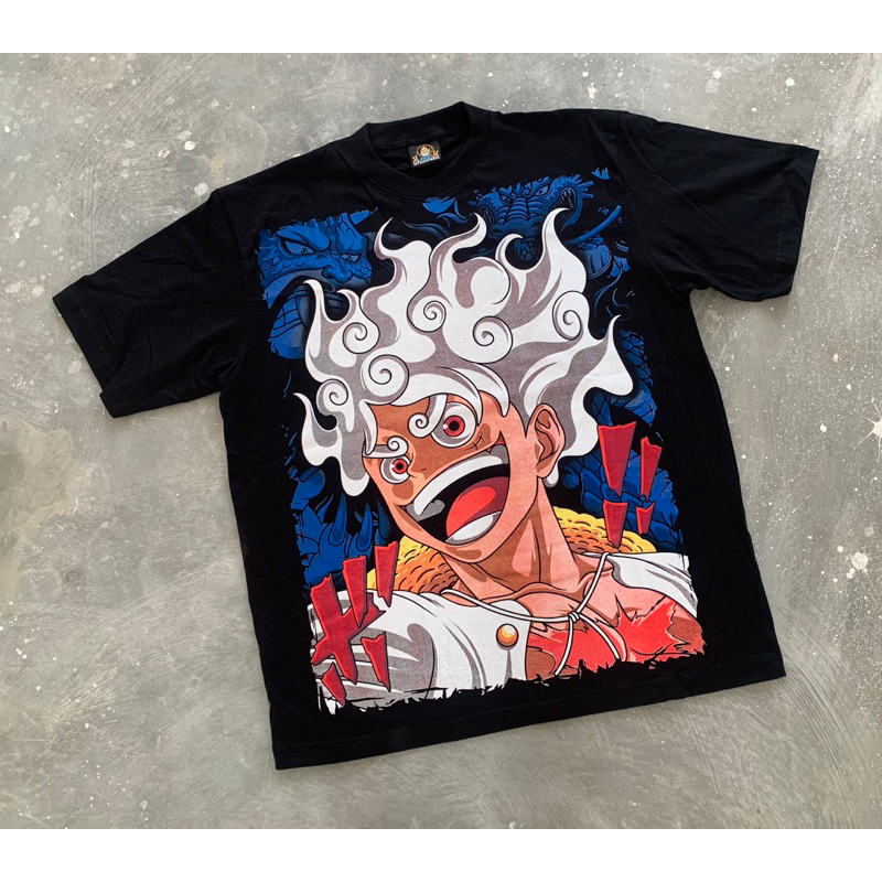 Kaos Tshirt One Piece “ Luffy Gear 5 Vs Kaido “