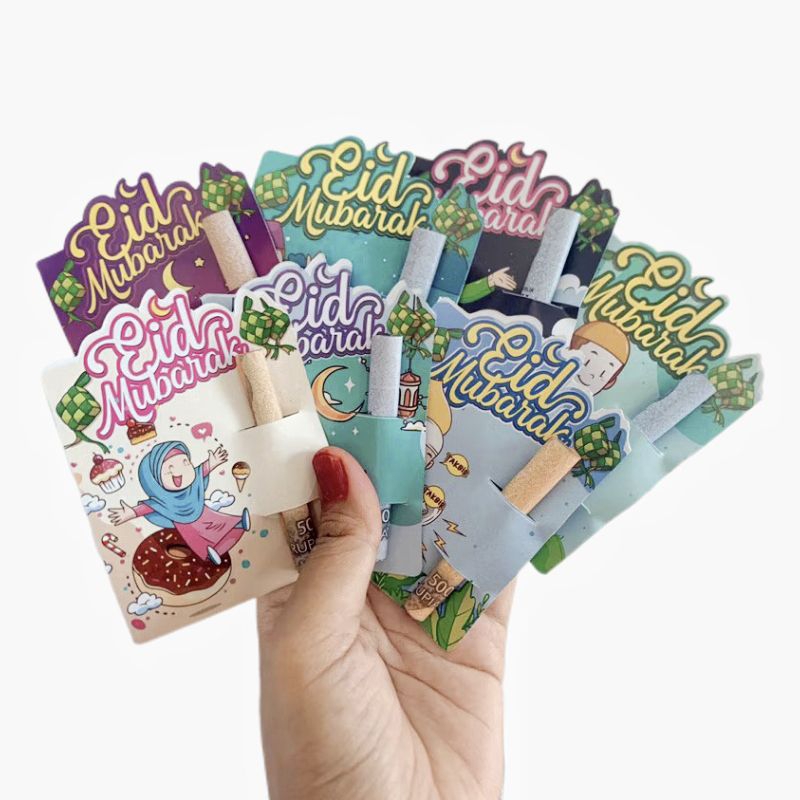 

21pcs | Amplop Lebaran Unik Gulung / Angpao Lebaran Viral | Angpau lebaran | amplop lebaran | Angpao unik | Angpao Lebaran Unik