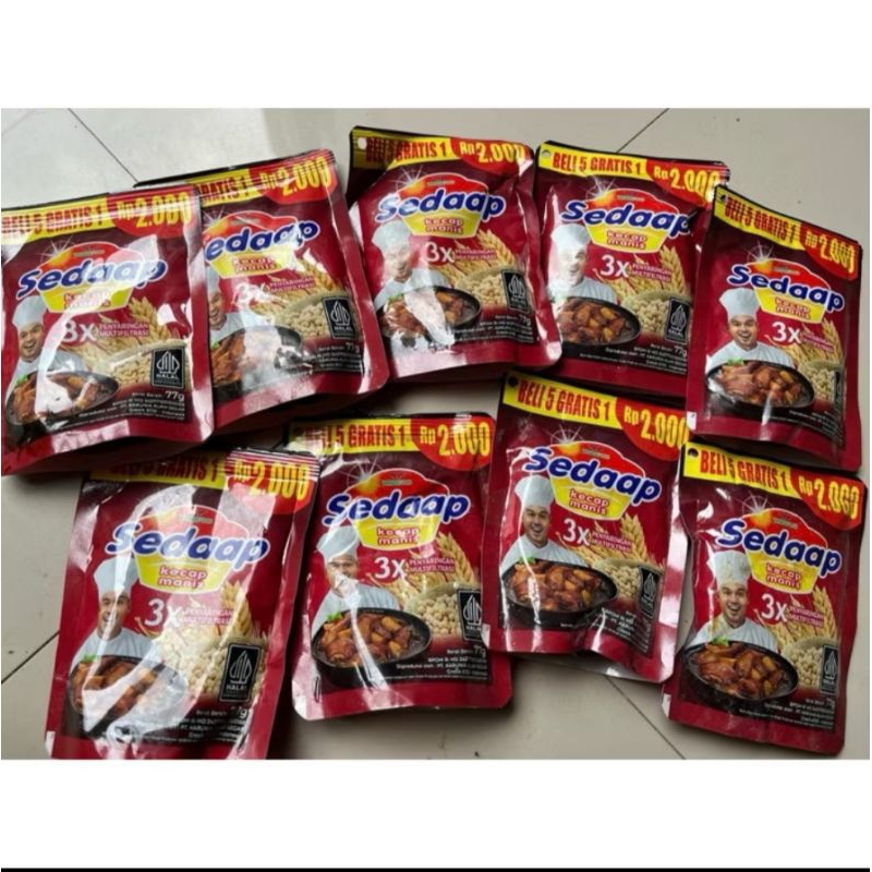 

PAKET HEMAT KECAP SEDAP ISI 5 PCS ATAU 10 PCS