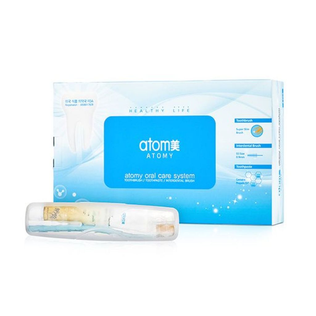 Sikat Gigi Travel Set Atomy Oral Care