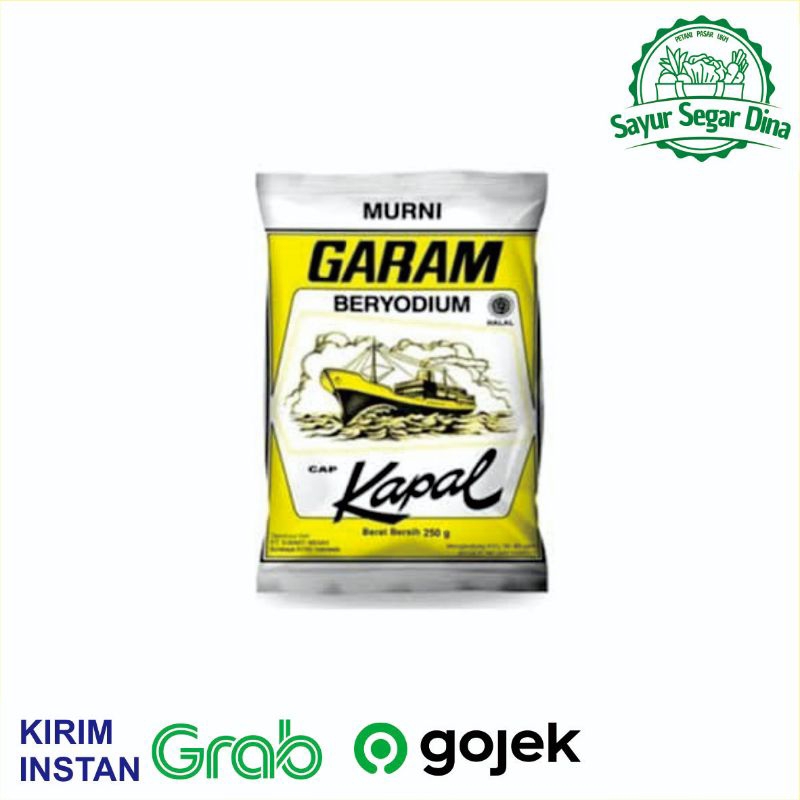 

Garam Dapur Cap Kapal 250 gr