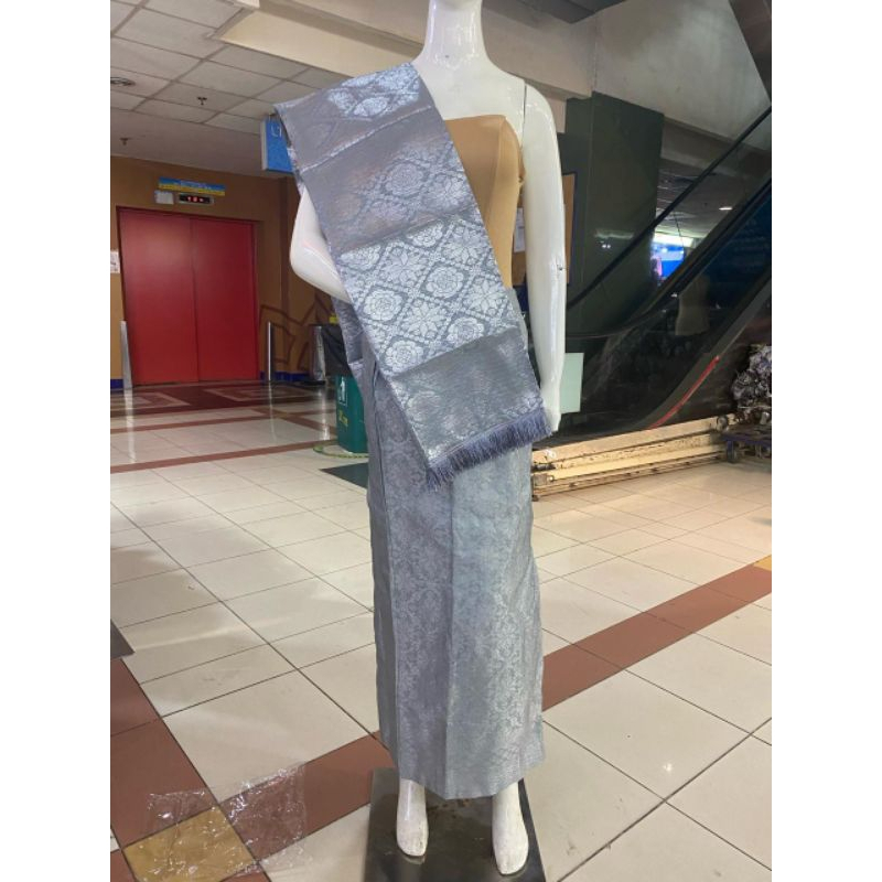 SET ROK SPAN SONGKET DAN SELENDANG MODEERN SET ROK SPAN SONGKET PREMIUM DAN SELENDANG SONGKET/BAWAHA