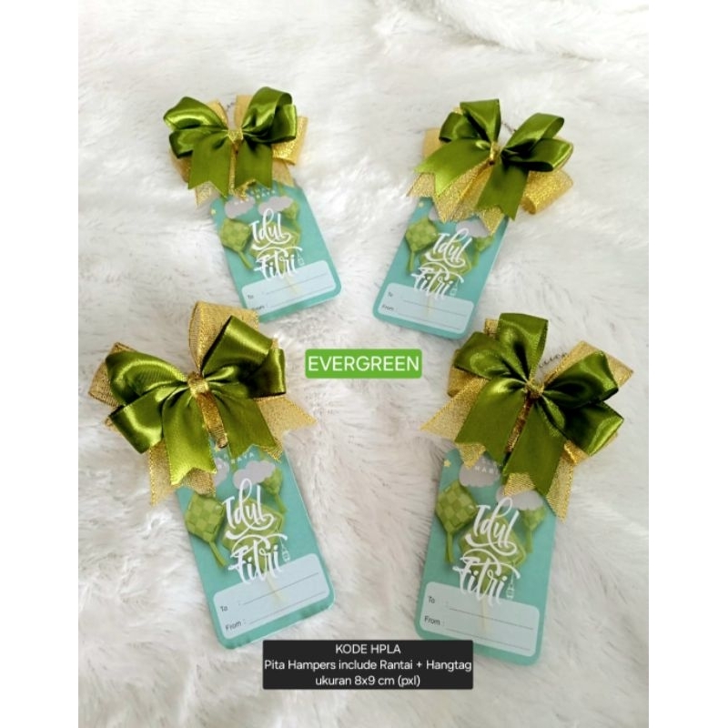 

Pita Hampers Lebaran Idul Fitri | Pita Hangtag Lebaran Hiasan Parcel Hiasan Hampers idul fitri Pita Jadi Langsung pakai gantungan Hampers