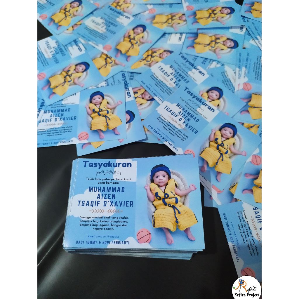 

STIKER TASYAKURAN KEHAMILAN / AQIQAH MURAH (CUSTOM)
