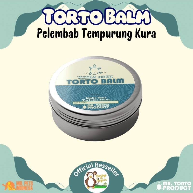 Torto Balm Pelembab Tempurung Kura Kura Sulcata Pardalis/Torto Wax/Torto Shine/Nutrisheel vitamin pe