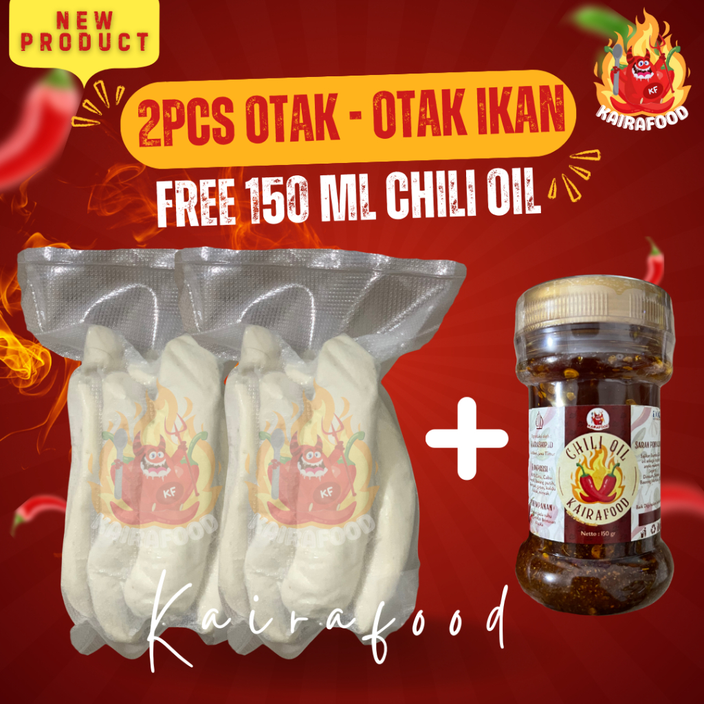 

PAKET BUNDLING OTAK OTAK CHILI OIL + BOTOL CHILI