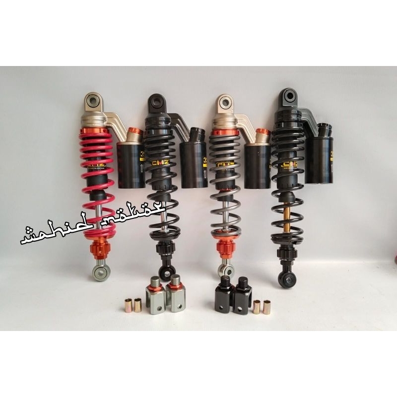 shock click cmz pcx,nmax,bebek,sport ukuran 280mm,320mm,340mm universa