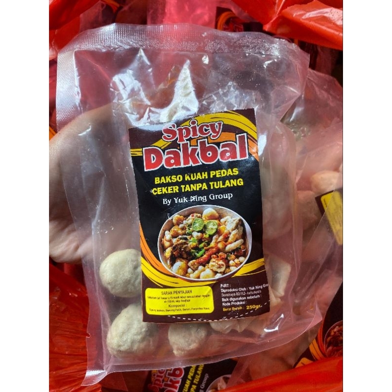 

Spicy dakbal bakso kuah pedas ceker tanpa tulang yuk ning