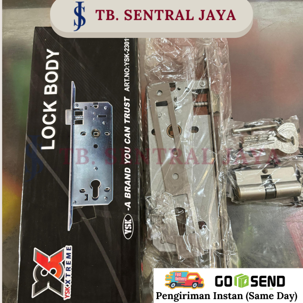 Body Kunci Pintu Biasa YSK Type 9011 & Merk Isco/Badan Kunci Pintu Biasa YSK/Iscoo