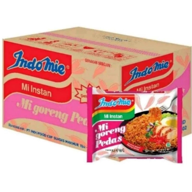 

Indomie Mie Instan Rasa Goreng Pedas [ 1 Dus isi 40 Bks ]