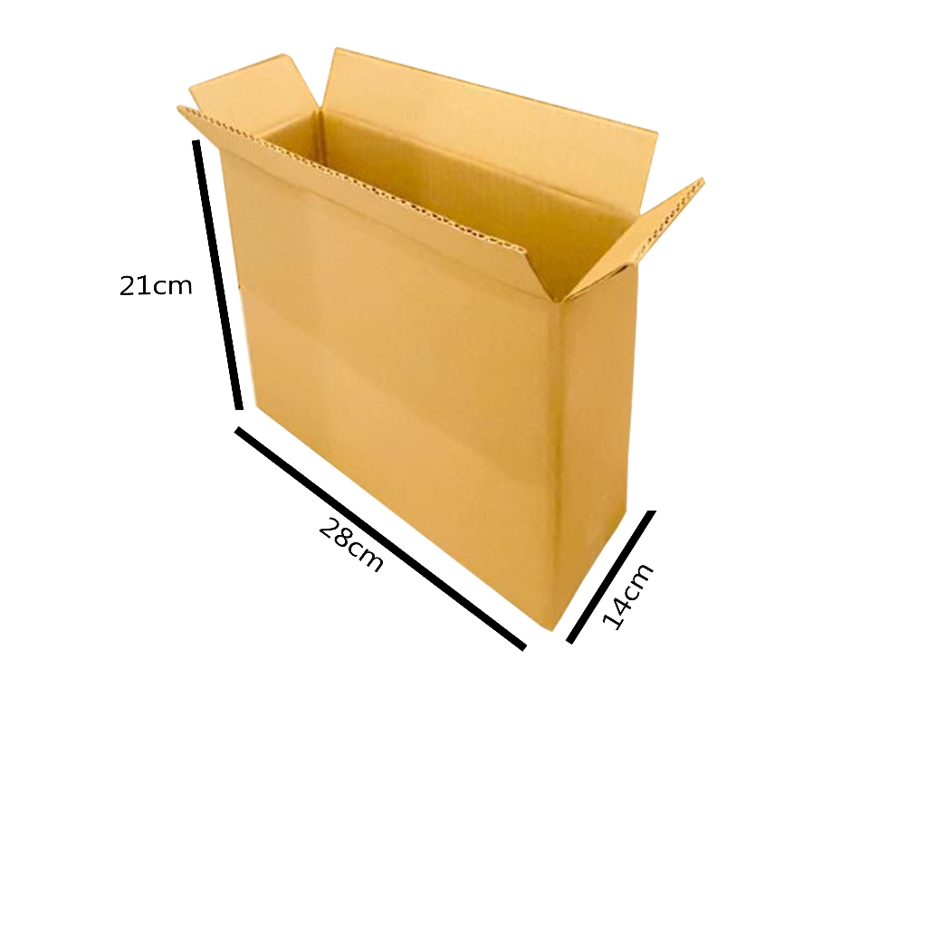 

Kardus Box Polos Baru Ukuran 21x14x28CM
