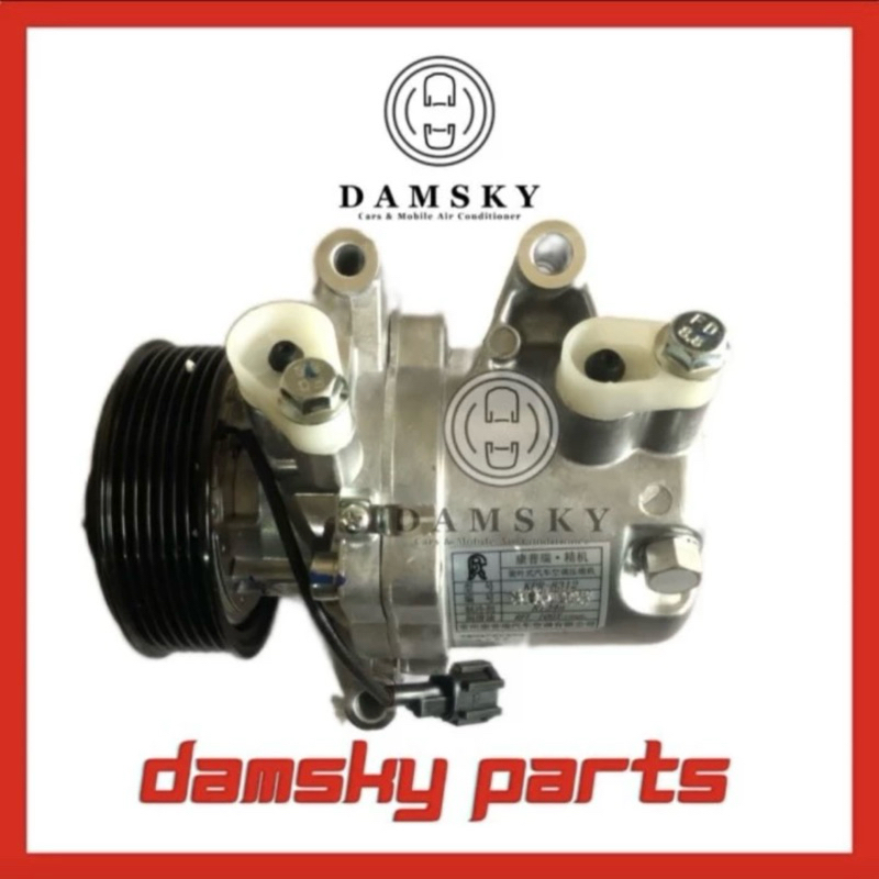 Kompresor Compressor AC Mobil Datsun Go / Nissan March STAL