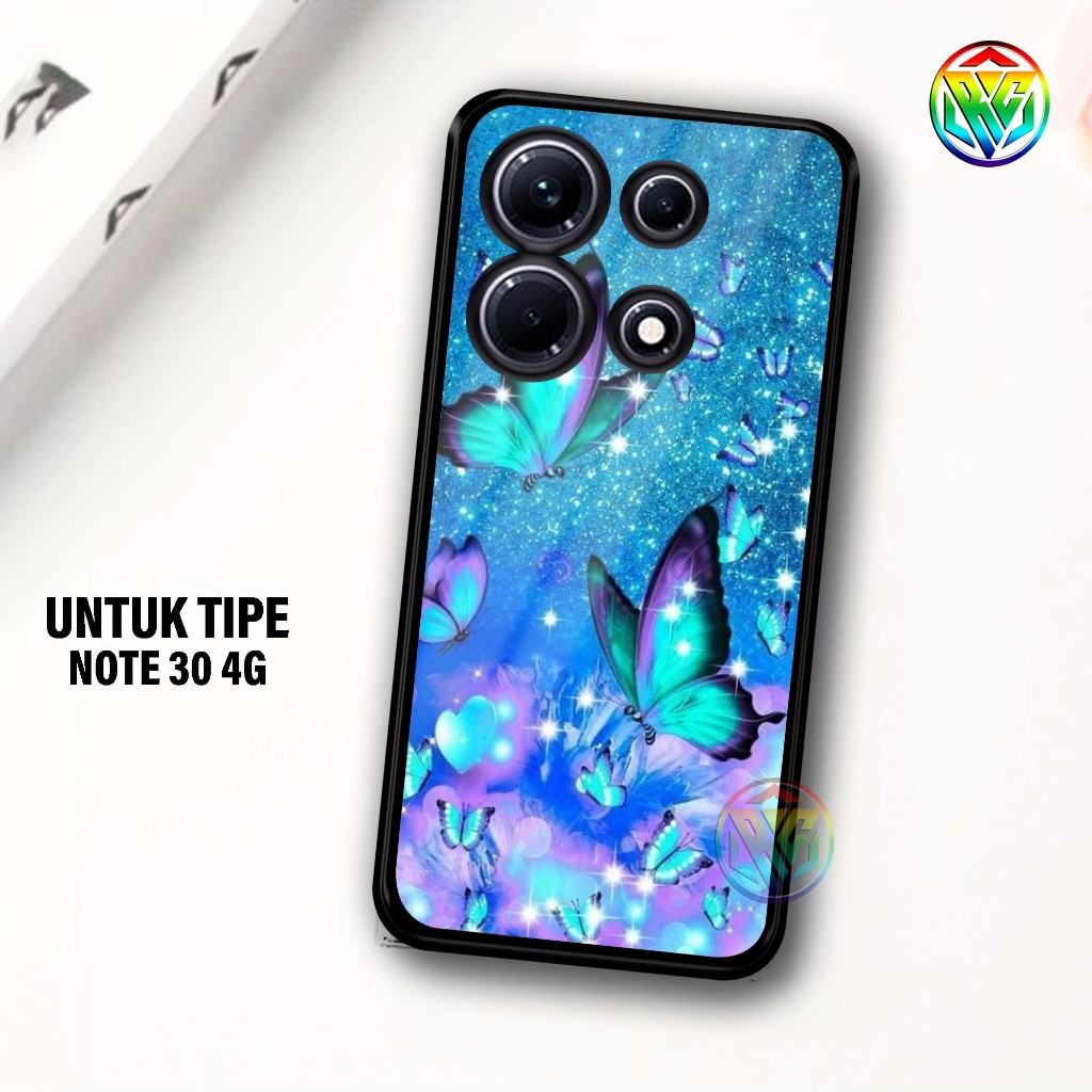 Real Case INFINIX NOTE 30 4G Terbaru Case kilau - New Case Glossy casing Hp INFINIX NOT 30 4G [Motif