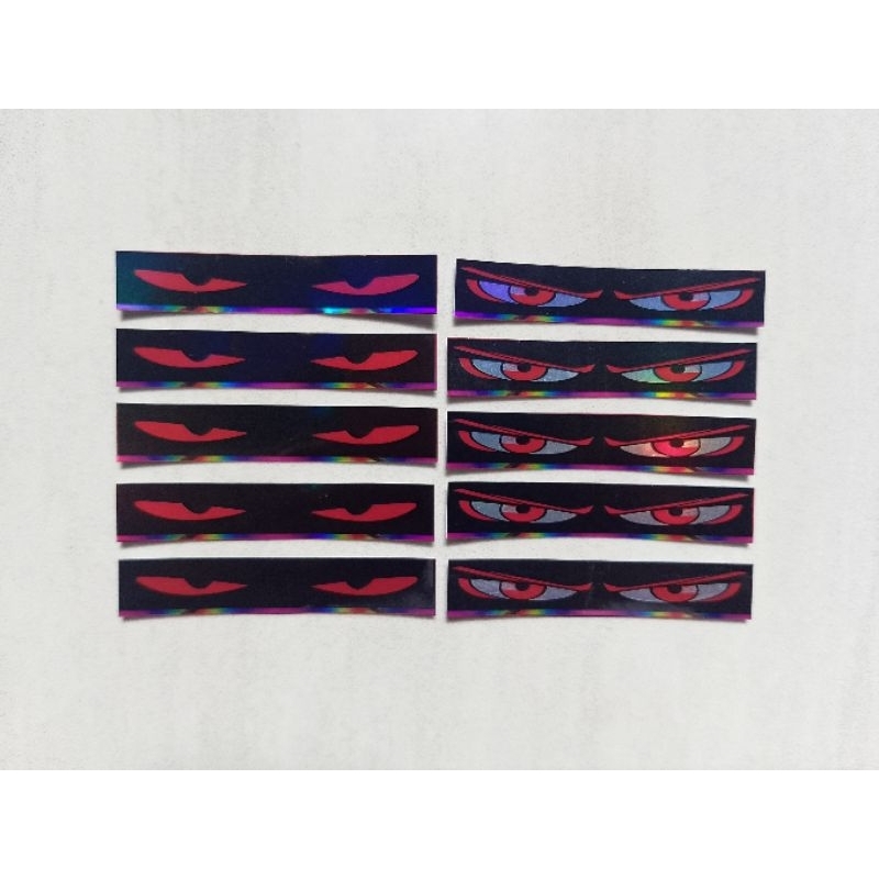 

Stiker lampu mata miniatur bus ukuran mini 10.pcs