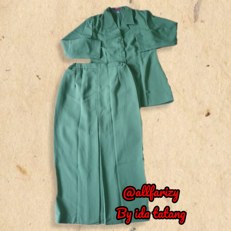 Pakaian seragam muslim PSH persit satu stel  bahan sritex