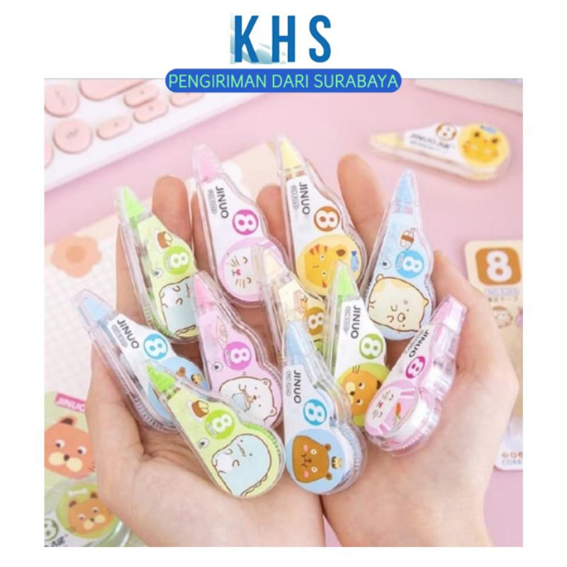 

Tipe-X Karakter Lucu Penghapus Pena 8 M Correction Tape Student Tip-Ex Kertas Mini Tipex Roll