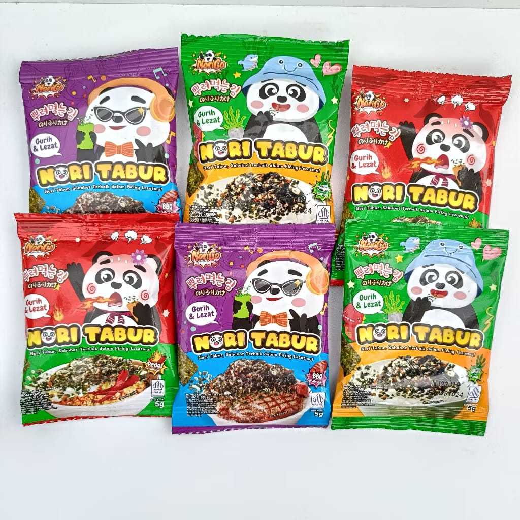 

Nori Go Tabur Seawed Tabur All Variant ( 1 Dus )