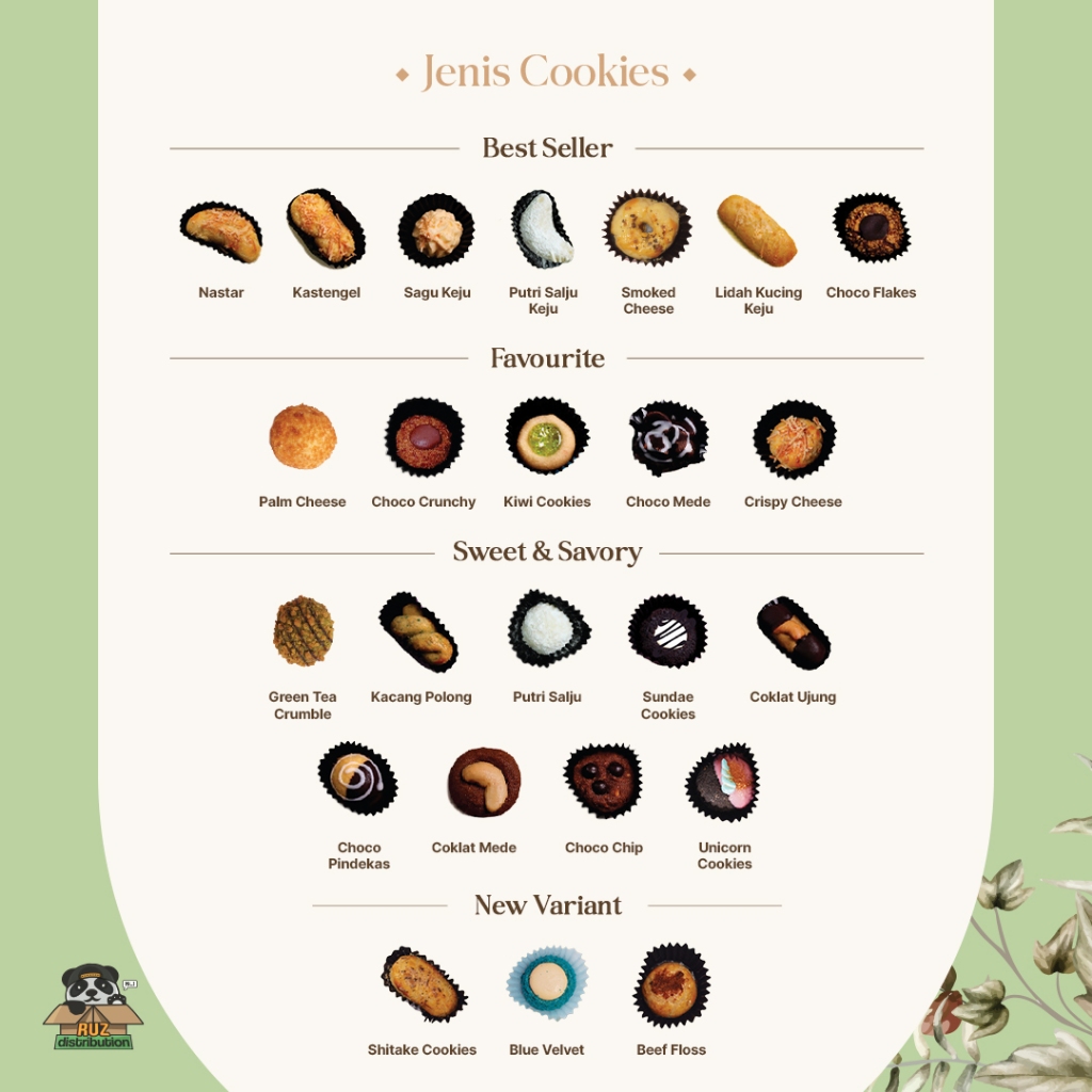 

RK12 J&C Cookies Kue Kering JNC Cookies Toples Reguler Kue Lebaran