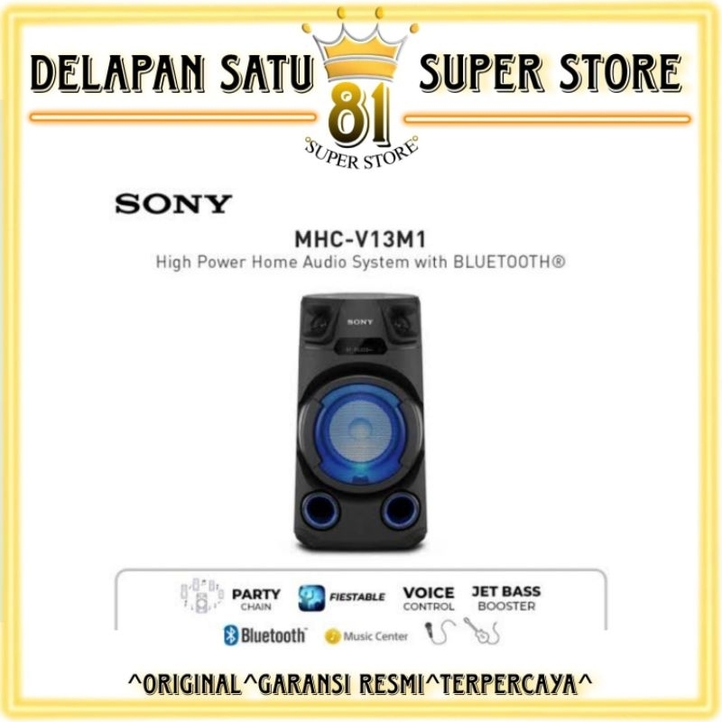 SONY MHCV13 SPEAKER PARTY KARAOKE PORTABLE MINI HIFI MHC-V13