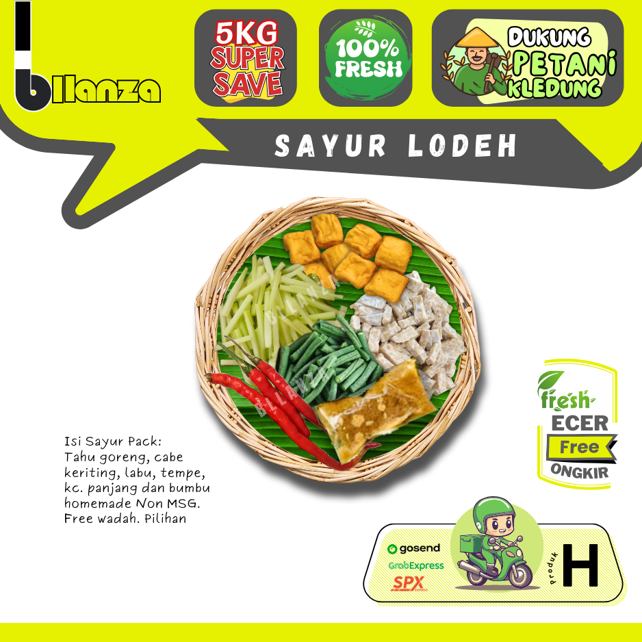 

Bllanza | Sayur Lodeh 1 / 2 Pack — Sayur Prep — Sahabat Makan Sayur ECER (H)