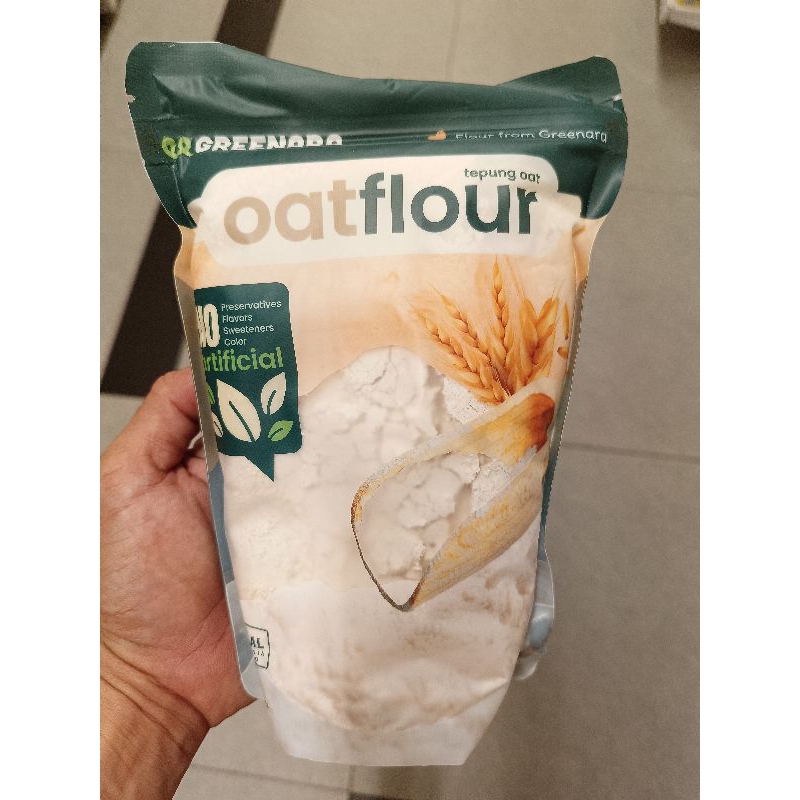 

Greenara Oat Flour (500 Gr / Bks)