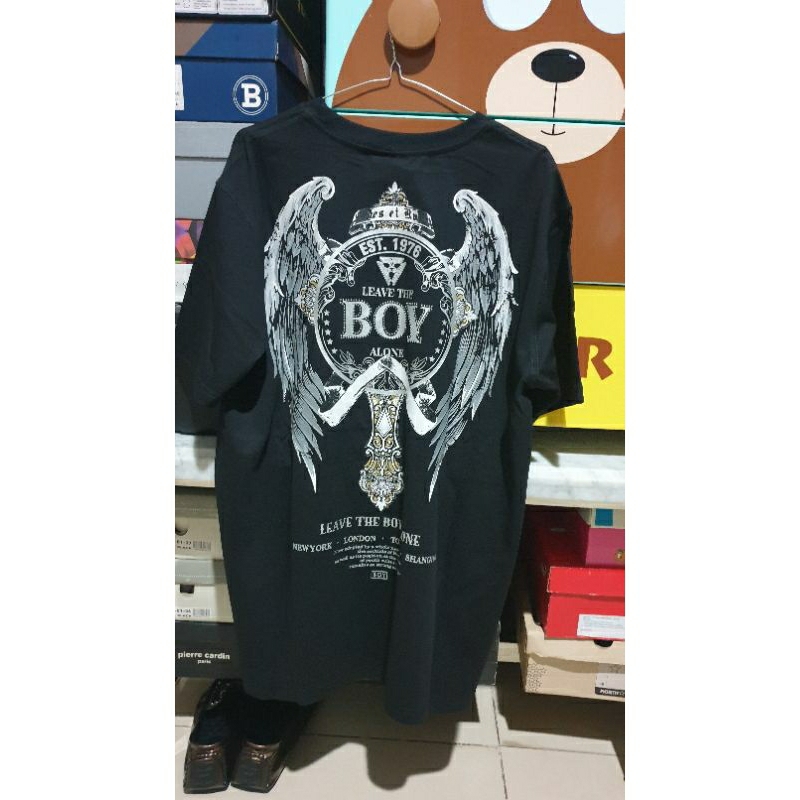 Kaos lengan pendek Boy-London Mirror size L