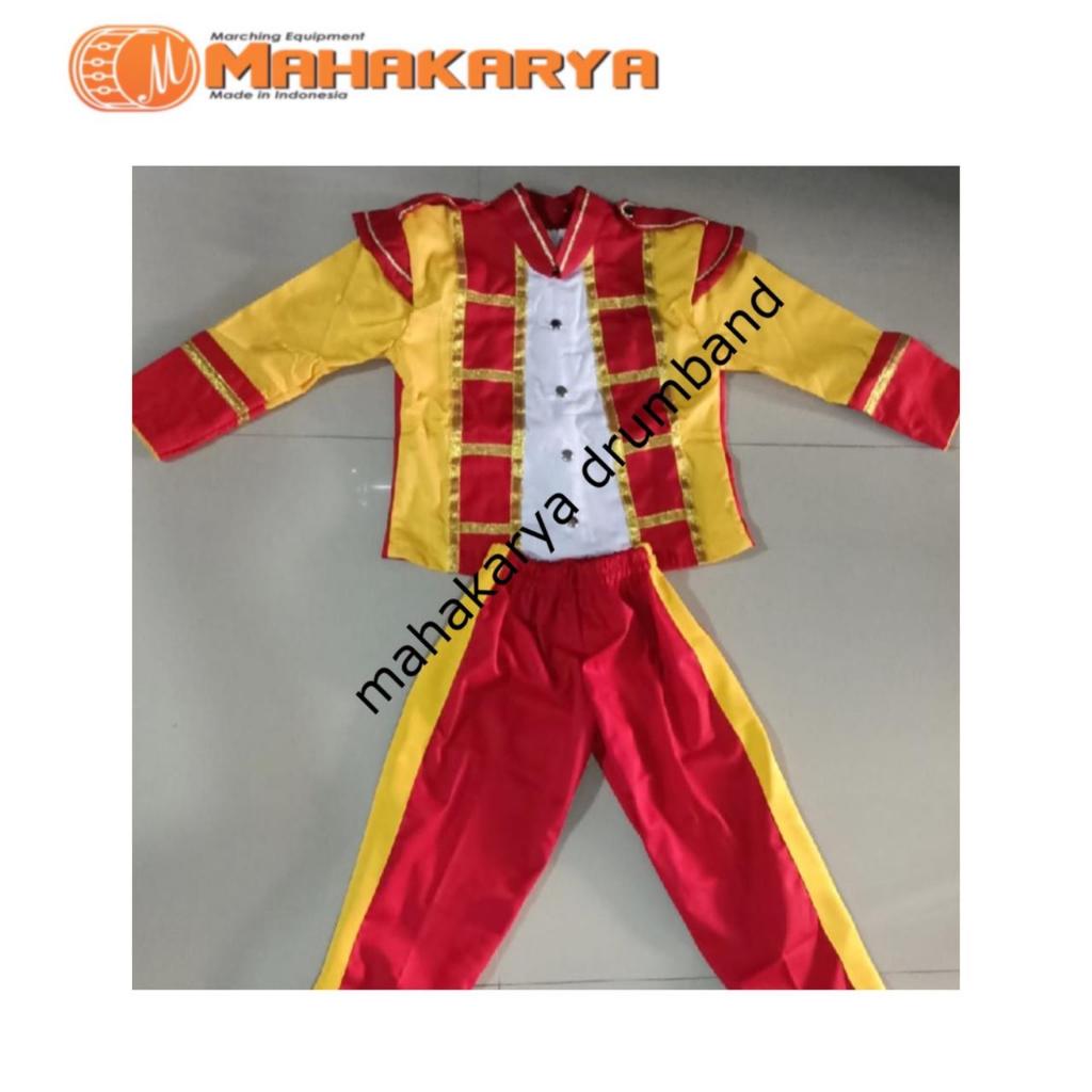 Baju Penari Drumband Anak SMK Tanpa Topi
