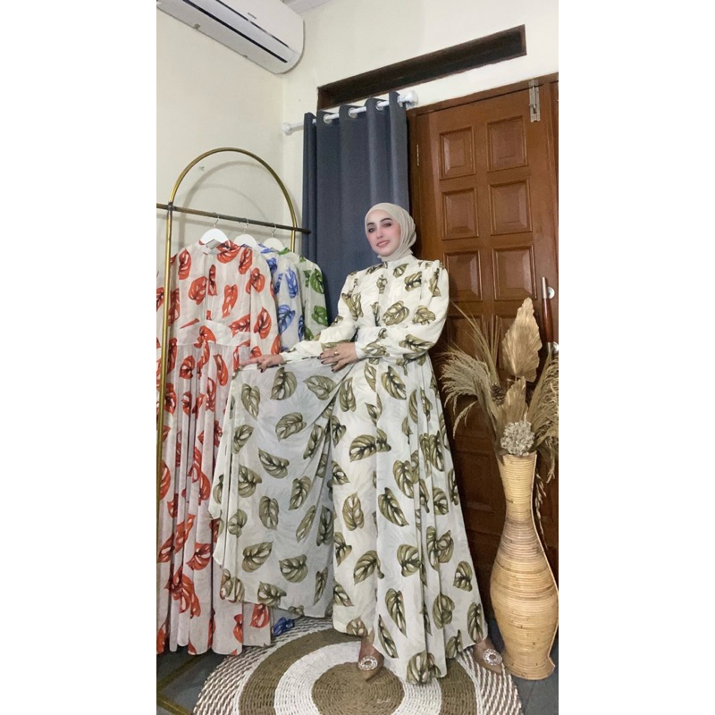 setelan gamis+celana
