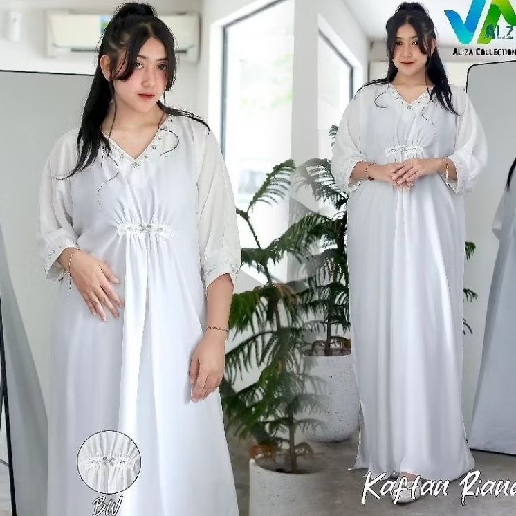Gamis kaftan lebaran / kaftan gamis abaya