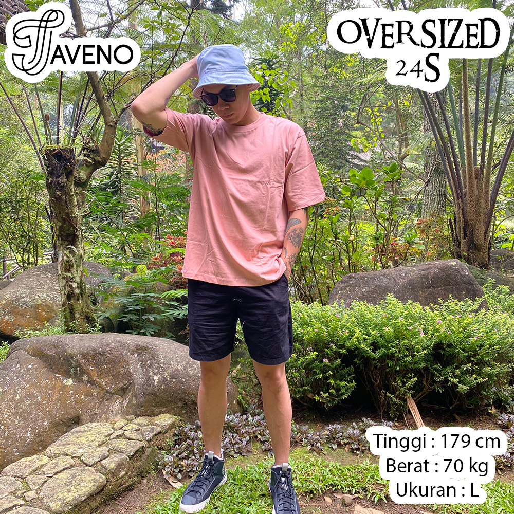 KAOS OVERSIZED DUSTY PINK POLOS T-SHIRT KOREA KOREAN FASHION PRIA COWOK KATUN 24S PREMIUM DISTRO LEN