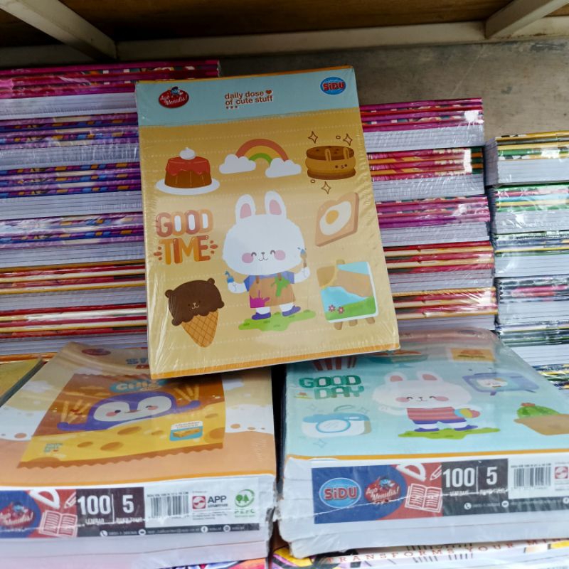 

Buku Tulis SIDU isi 100 lbr 1 pack