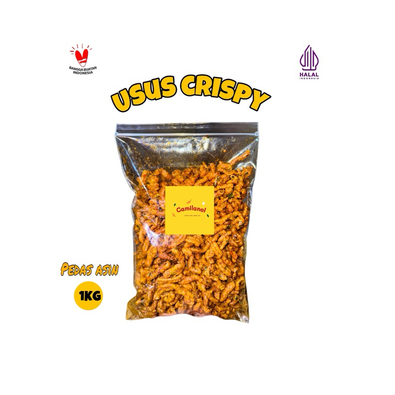 

KRIPIK USUS CIKRUH 1KG-Cemilan, Food, Kering, Keripik, Snack