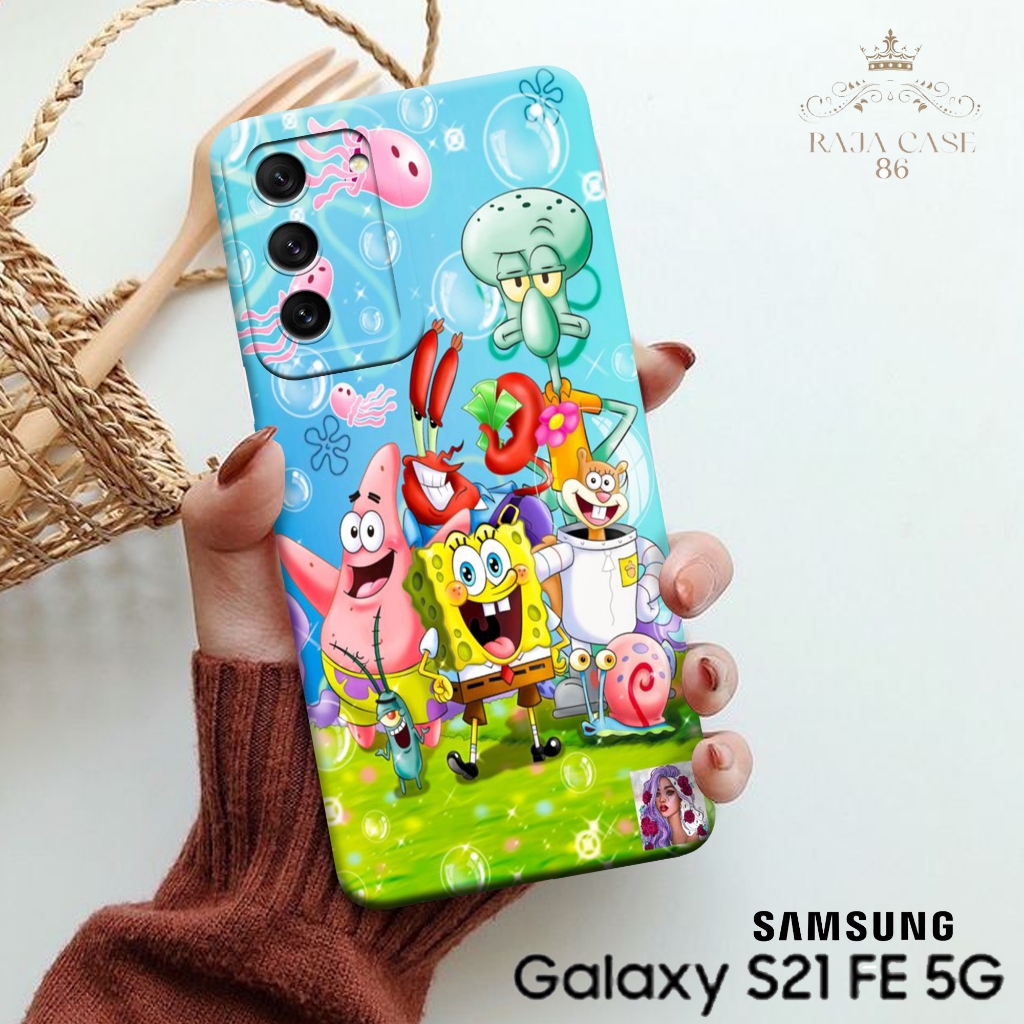 Softcase Samsung S21 FE 5G - Rajacase - Case Samsung S21 FE 5G - Motif Case Kartun - Case Samsung S2