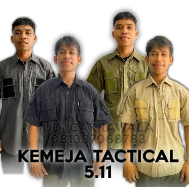 KEMEJA TACTICAL 511/ BAJU TACTICAL 511/ KEMEJA KERJA PENDEK PRIA OUTDOOR LAPANGAN /POLISI / ARMY FAS