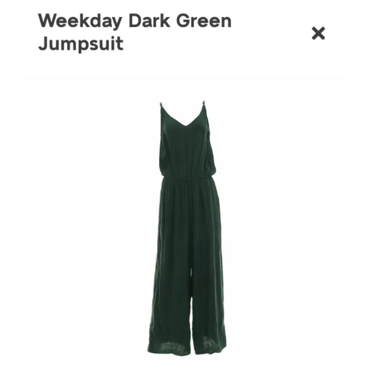 preloved Weekday jumpsuit