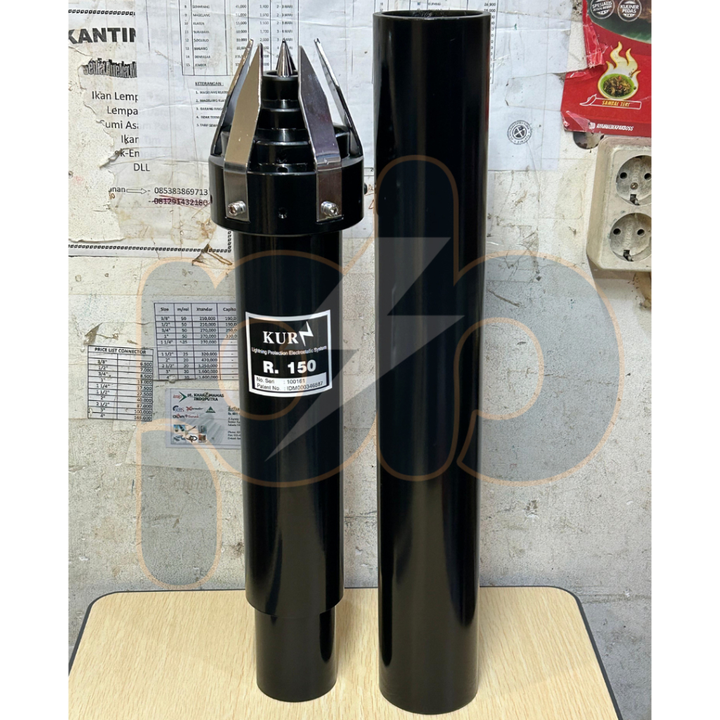 Anti Petir KURN Lightning Protection R150 / Penangkal Petir KURN R150 Box Hitam