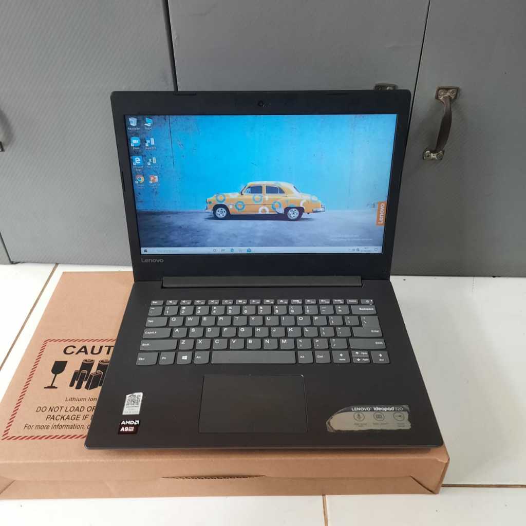 Laptop Lenovo 320, Amd A9-9420, Gen 7Th, Radeon R5 Graphics, Seri Baru, Lengkap, Silver Dop