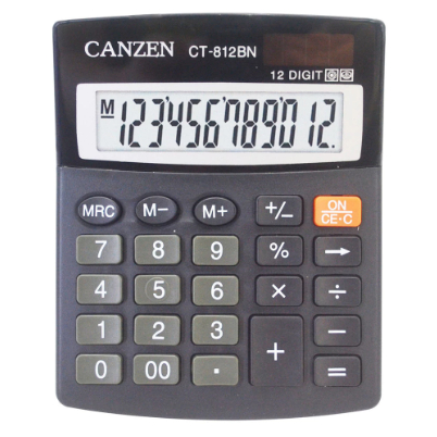 

CALCULATOR / KALKULATOR / CALCULATOR 12 DIGIT / CALCULATOR CANZEN CT812BN