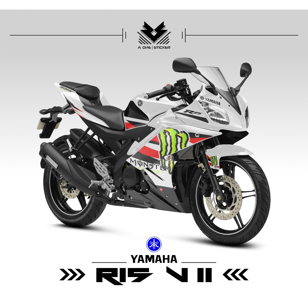Striping Yamaha R15 V2 Semifull Motif 2 / Sticker / Stiker / Yamaha / R15 V2 / R15 / V2 / Striping /