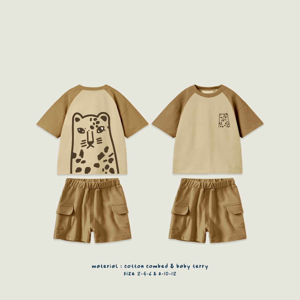 Setelan Anak The Fauna Set Oversize