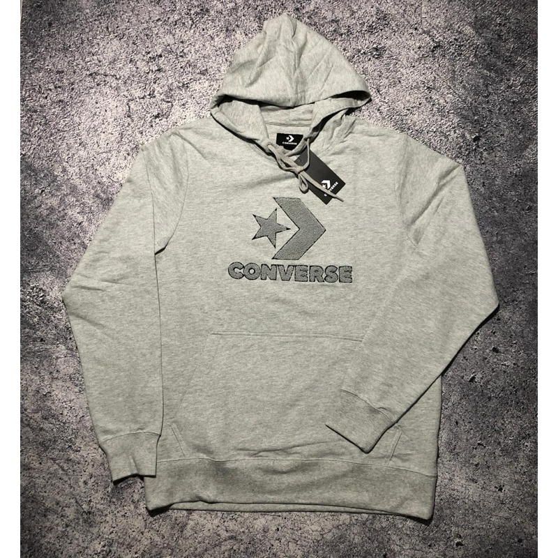 Hoodie converse embroidered loose chevron
