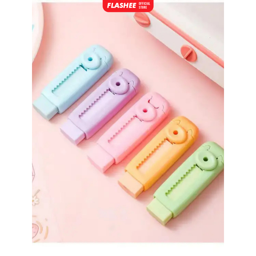 

Flashee Eraser Penghapus Mekanik Push Eraser Penghapus Dorong